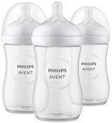 Philips Avent Baby Bottle, SCY903/03 Natural Baby Bottle, 9-oz, 3-pk