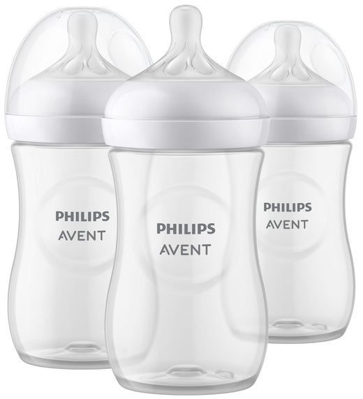Philips Avent Baby Bottle, SCY903/03 Natural Baby Bottle, 9-oz, 3-pk