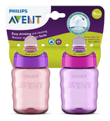Philips Avent Soft Sippy Cup, Pink/Purple, 2-pk