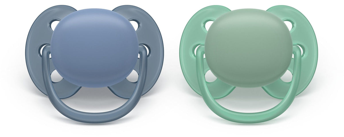 Philips Avent Ultra Soft Blue Pacifier for 6-18M, 2-pk