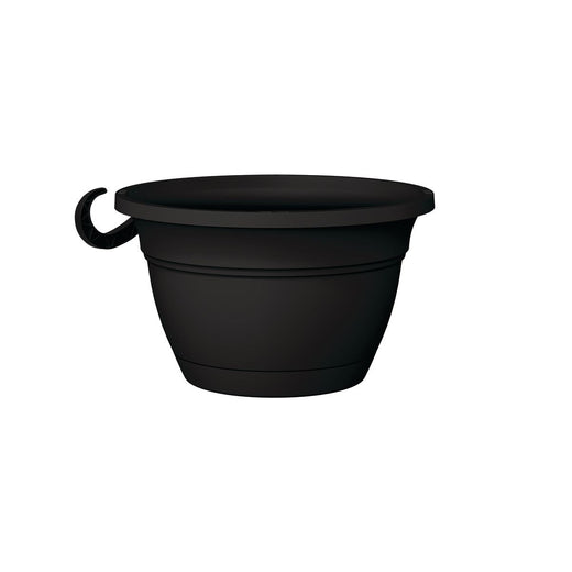 Planters' Pride Eclipse Hanging Plastic Basket Round Planter with Saucer Tray, Assorted Sizes
