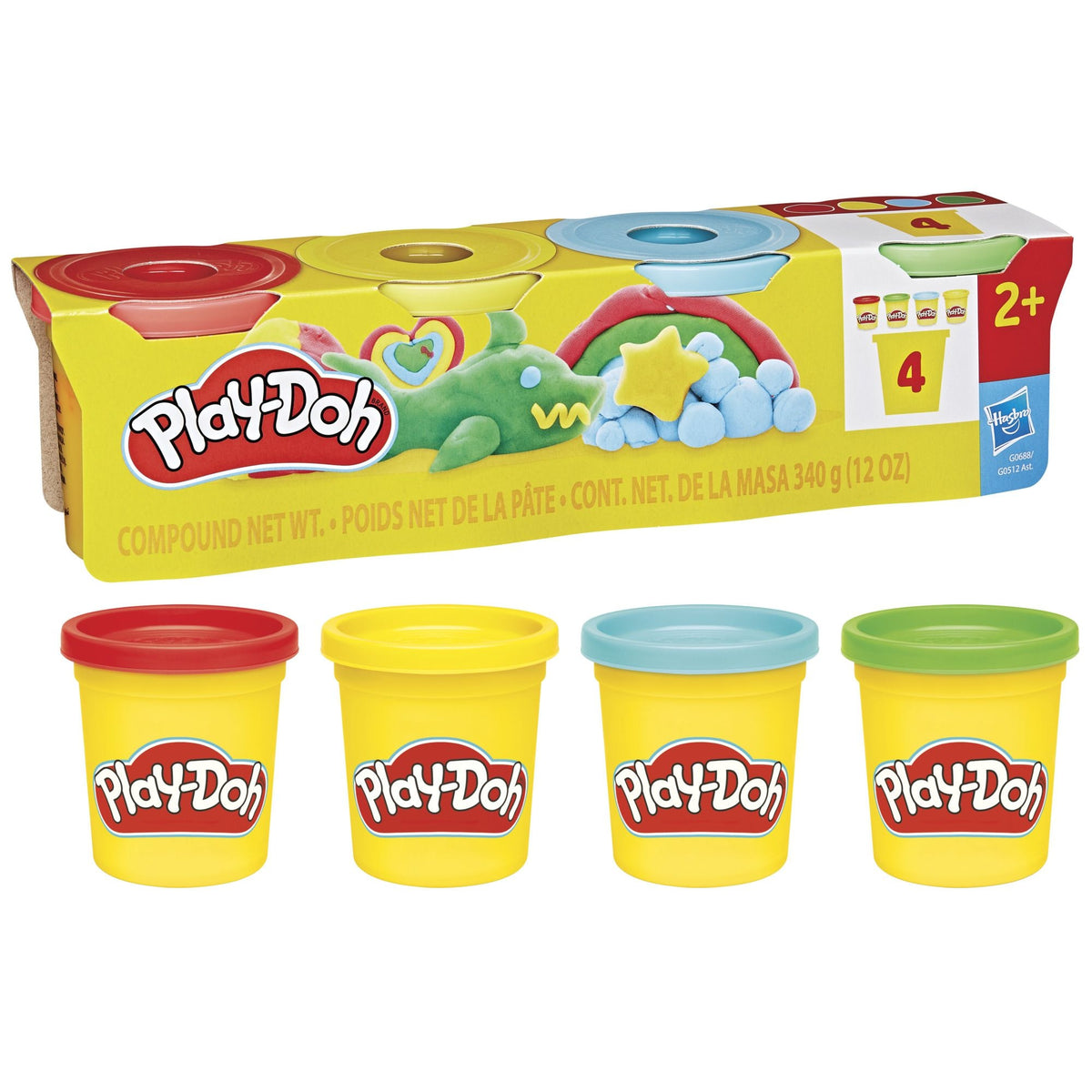 Play Doh Classic 4 Pack