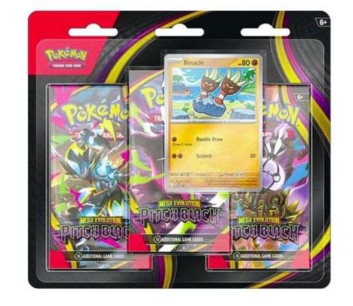 Pokémon TCG: Mega Evolution - Three Booster Blister, Assorted Packs