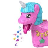 Polly Pocket 35th Celebration Unicorn Partyland Playset, Includes 2 Micro Dolls, Pets & 25+ Surprise Accessories, Kids Ages 3+ image 4