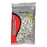 Pride Biodegradable Hardwood Golf Tee, 2-3/4-in, 50-pk, White