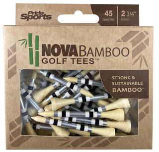 Pride Nova Bamboo Golf Tee, 2 3/4-in, 45-pk