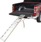 PRIME1 Aluminum Bi-Folding Arched Loading Ramp with Adjustable Straps, 85 x 12-in image 4