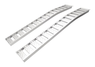 PRIME1 Automotive Accessories UTV/ATV Aluminum Loading Ramps Pair with Adjustable Straps, 90 x 12-in, 2-pc