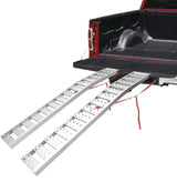 PRIME1 Automotive Accessories UTV/ATV Aluminum Loading Ramps Pair with Adjustable Straps, 90 x 12-in, 2-pc image 2