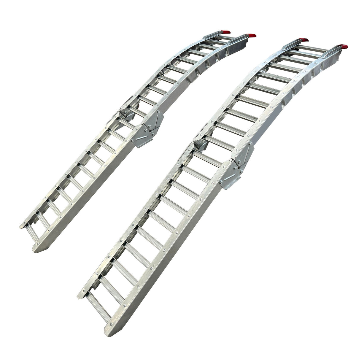 PRIME1 Steel Rung Folding Loading Ramp, Unassembled, 84-in, 2-pc