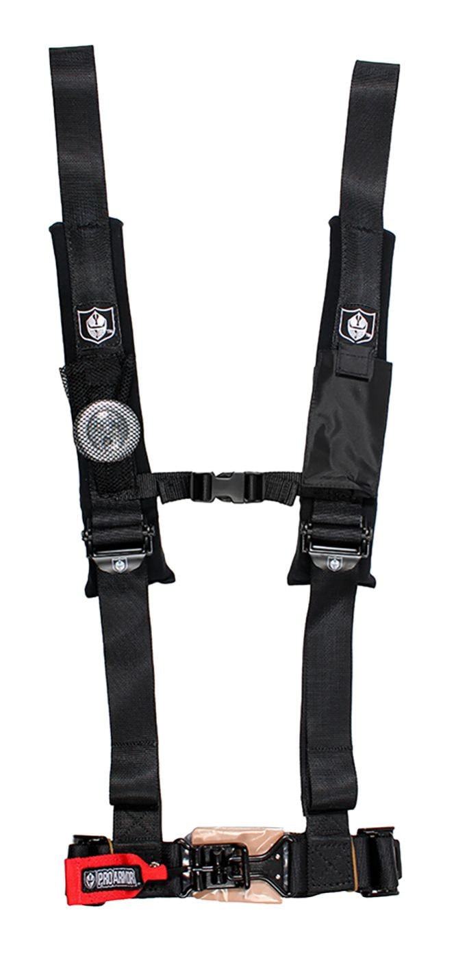 Pro Armor UTV 4-Point Harness Strap with Sewn in Pads, 2-in