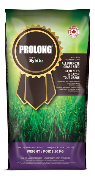 Prolong All Purpose Grass Seed, Covers 2,900 sq. ft., 10-kg