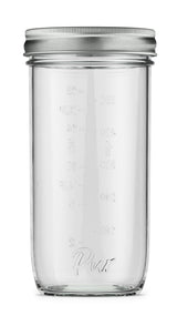 PUR BPA-Free Wide Mouth Canning Jars, 24-oz, 6-pk