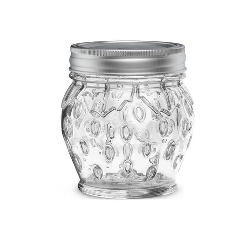 Pur Mason Strawberry Jam Jar, Clear Glass, 13.5-oz/399-mL, 6-pk, Food Preservation Jars