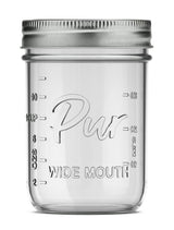 Pur Mason Wide Mouth Canning Glass Jar with Lid & Band, 16-oz/473-mL, 12-pk