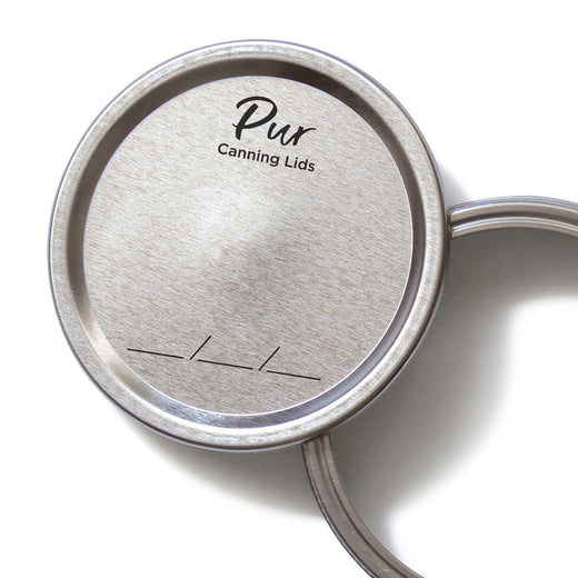 Pur Mason Wide Mouth Canning Lid & Band, Single-Use, 12-pk
