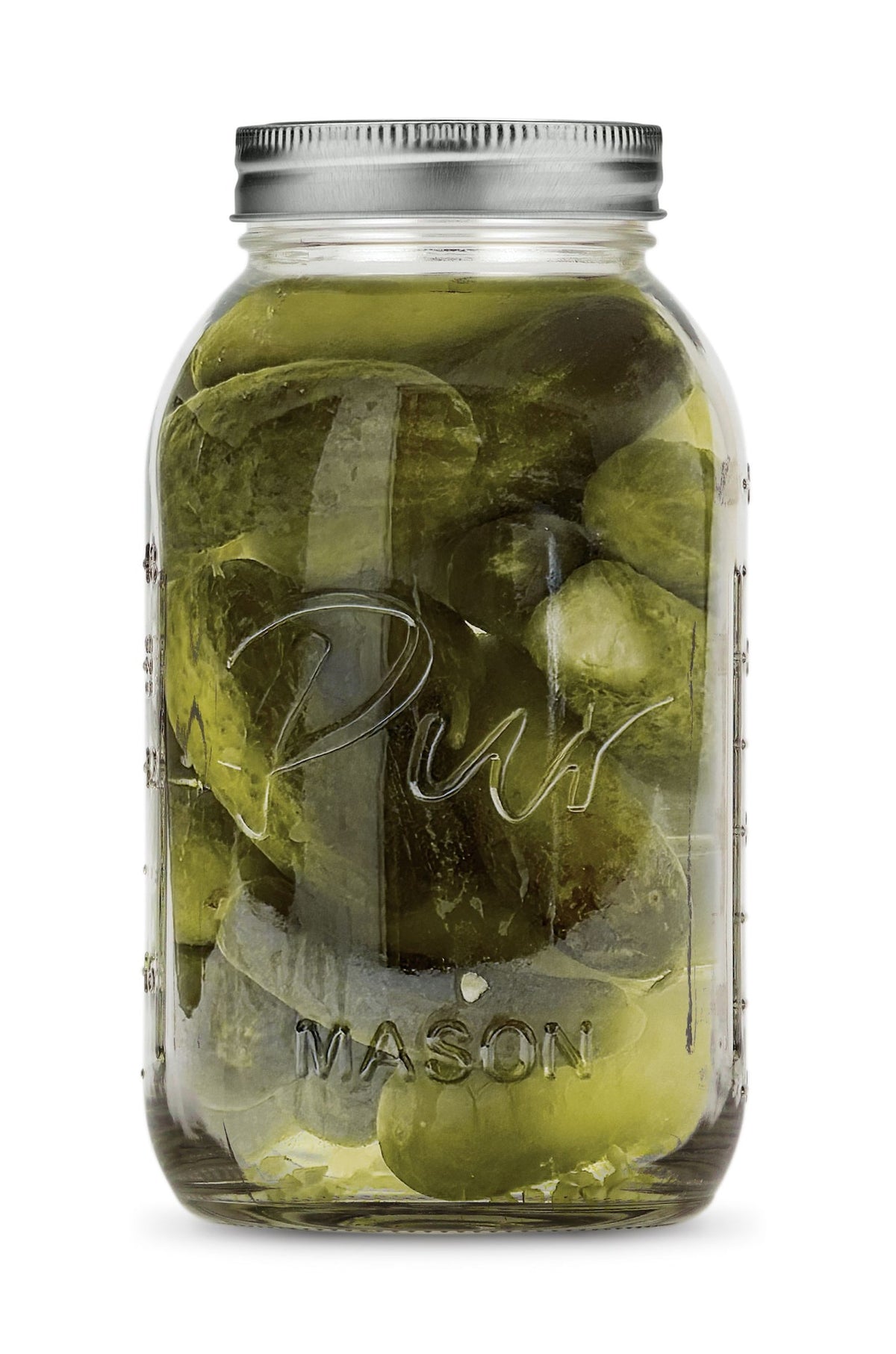 Pur XL 64-oz BPA-Free Mason Jar with Canning Lid and Band, 6-pk