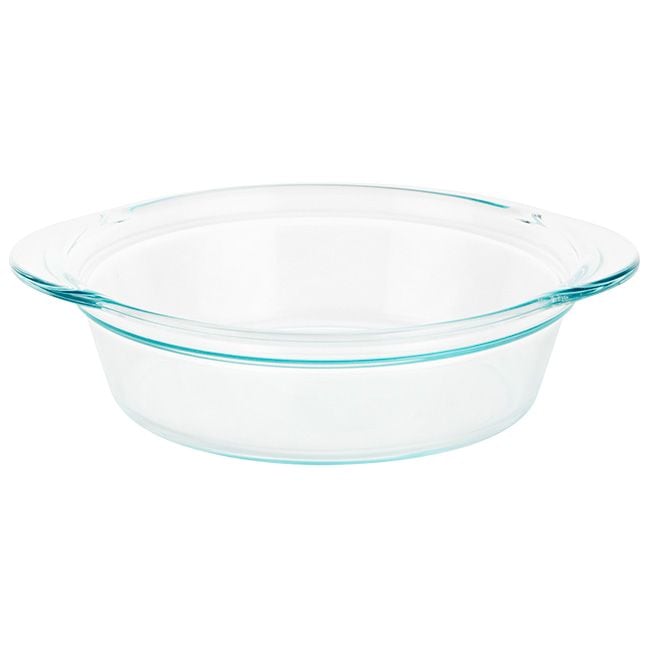 Pyrex Oven-To-Table Glass Deep Pie Dish, 9.5-in, Freezer & Dishwasher Safe