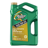 Quaker State Full Synthetic 5W20 Engine/Motor Oil, 5-L