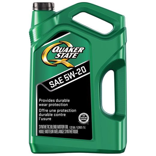 Quaker State Semi-Synthetic 5W20 Motor Oil, 5-L Jug
