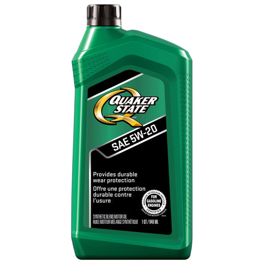 Quaker State Semi-Synthetic 5W20 Motor Oil, 946-mL