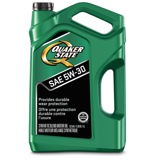 Quaker State Semi-Synthetic 5W30 Motor Oil, 5L