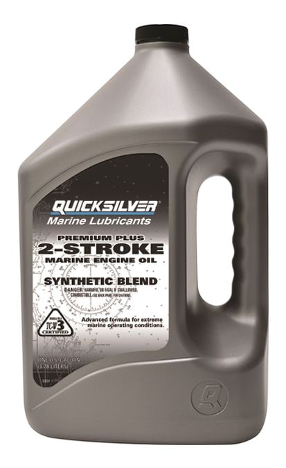 Quicksilver 2-Stroke Premium Plus Marine Outboard Engine Oil, 4-L