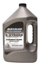 Quicksilver 2-Stroke Premium Plus Marine Outboard Engine Oil, 4-L