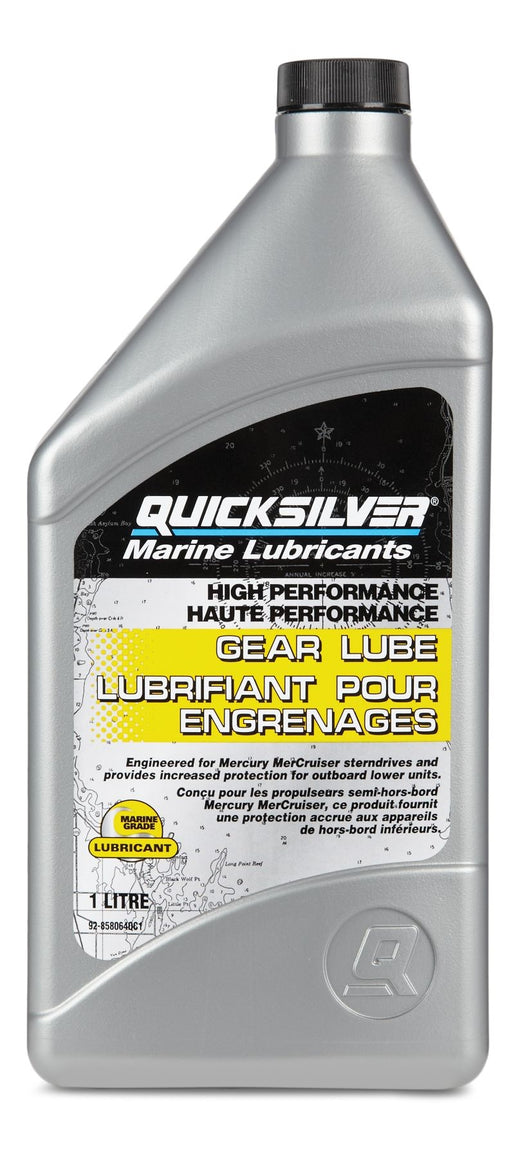 QuickSilver High Performance Marine Gear Lubricant SAE 90, 1-L