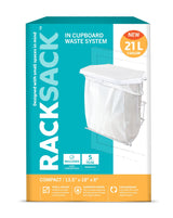 Rack Sack Expandable Kitchen Garbage Bag Holder, Fits 15-L or 21-L bags, Includes 5 bags image 3