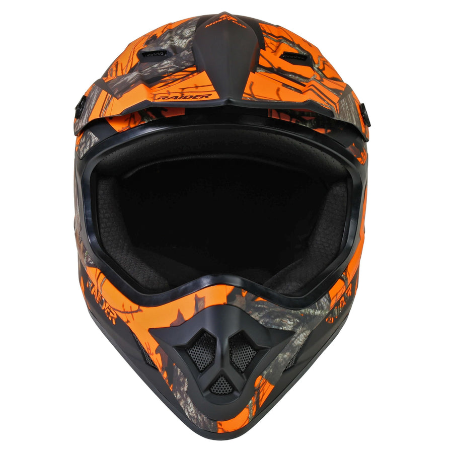 Raider Ambush V2 Off-Road Helmet, Adult, Oak Orange, Assorted Sizes