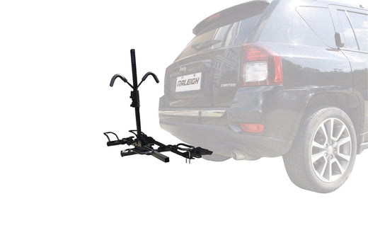 Raleigh 2-Bike Hitch Platform Rack with Anti-Wobble Hitch Pin, Folding Design