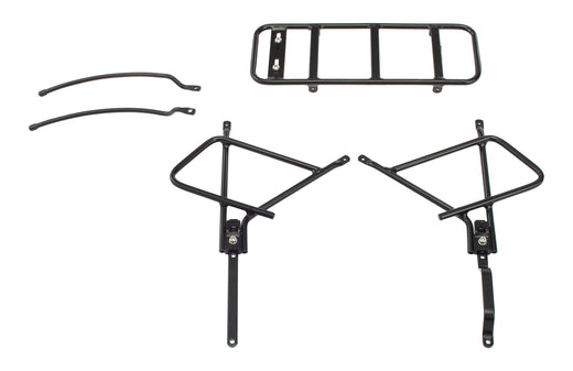 Raleigh Adjustable Rear Bike Rack, Lightweight, Aluminum, Black