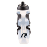 Raleigh Easy-Squeeze Bike Water Bottle withCage/Holder, Transculent, 20.2-oz