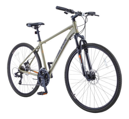 Raleigh Encounter Hybrid Bike with Alloy Disc Brakes, 700C, Grey