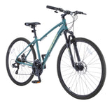 Raleigh Encounter Hybrid Bike with Alloy Disc Brakes, 700C, Teal