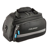 Raleigh Expandable Rack Top Bike Bag withRemovable Carry Strap & Reflective Strip, Black image 2