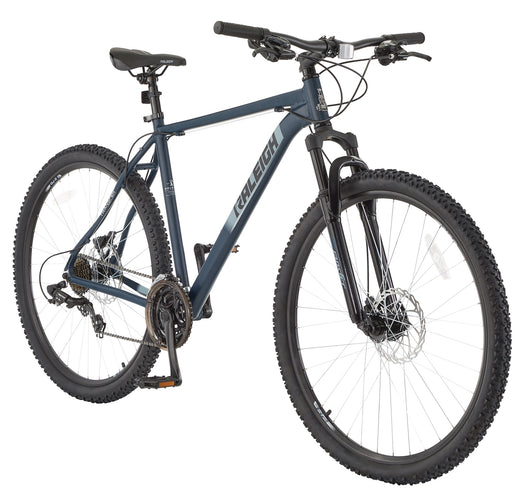Raleigh Rockwood XL Hardtail Mountain Bike, 29-in Wheel, Blue