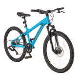 Raleigh Rockwood Youth Hardtail Mountain Bike, 24-in Wheel, Blue