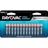 Rayovac HIGH ENERGY AAA Alkaline Batteries, Long Lasting, All Purpose, 24-Pk image 2