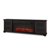 Real Flame Benjamin Landscape Electric Fireplace TV Stand, 81-in, 1500W, Includes Remote Control, Weathered Wood