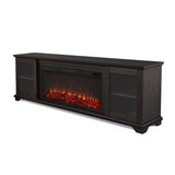 Real Flame Benjamin Landscape Electric Fireplace TV Stand, 81-in, 1500W, Includes Remote Control, Weathered Wood image 2