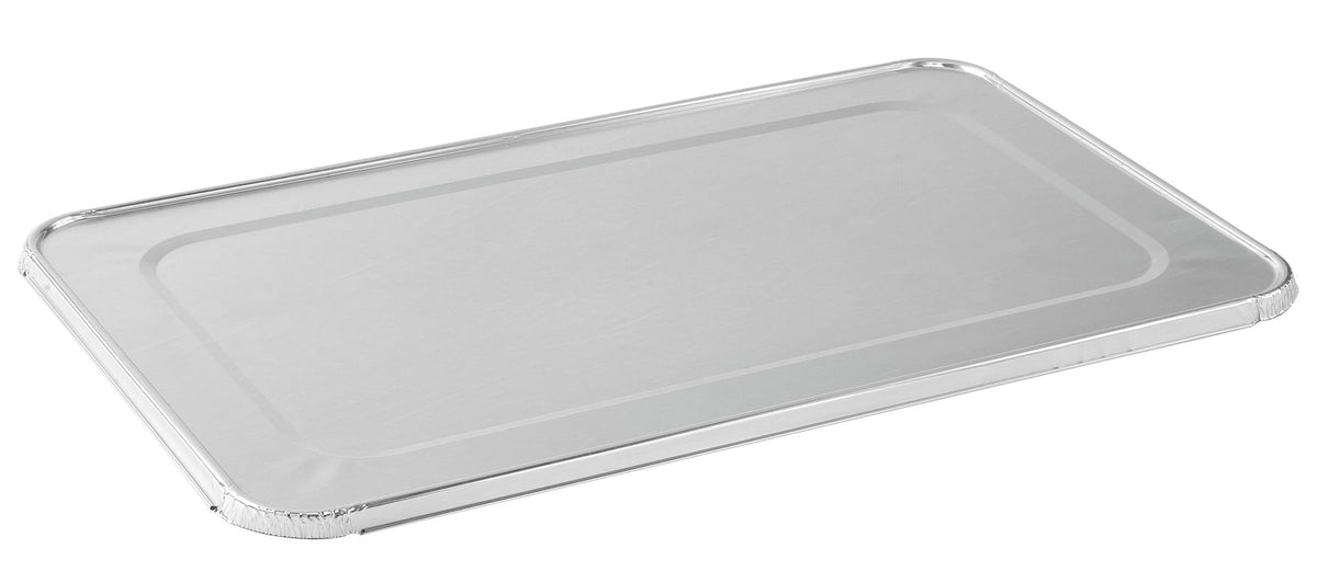 Rectangle Aluminum Foil Steam Full Lid, Silver, 19-in, for Baking/Cooking/Steaming