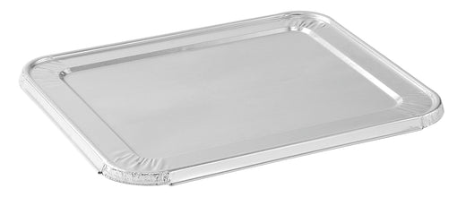 Rectangle Aluminum Foil Steam Half Lid, Silver, 13-in, for Baking/Cooking/Steaming