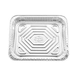 Rectangle Foil Reusable Half Size Steam Baking Pan, Silver, 12-in, for Baking/Cooking/Steaming image 3