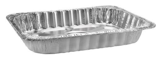 Rectangle Foil Reusable Steam Baking Pan, Silver, 17-in, for Baking/Cooking/Steaming