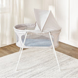 Regalo Baby Basics Infant Bassinet with Canopy, Grey
