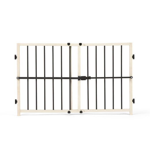 Regalo Wooden Expandable Baby Gate, 24-in