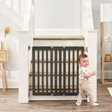 Regalo Wooden Top of Stairs Baby Gate