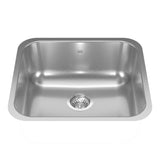Reginox FB Single Stainless Steel Sink, 19.7x17.75-in